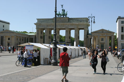 Europatag vor dem Brandenburger Tor